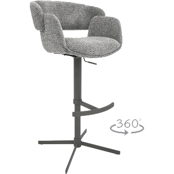 Carmen Бар стол paide 8 - сив 44 (3521338)