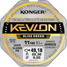 Konger Šňůra Kevlon X4 10m 0,14mm