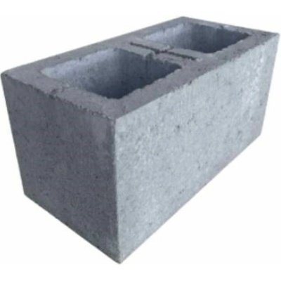 Tvarovka plotová PRESBETON Face Block HX 2/19 A přírodní – 390 x 190 x 190 mm