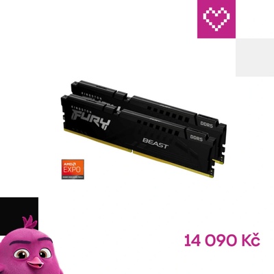 Kingston Fury Beast DDR5 32GB 5600Mhz (2x16GB) KF556C36BBEK2-32