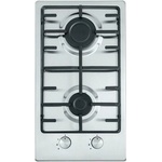 Finlux Газов плот за вграждане Finlux FX 320SIX, 3000 W, Две газови дюзи, 500 C, Решетка от чугун, Инокс (FX 320SIX)