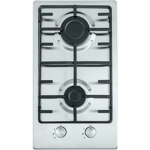 Finlux Газов плот за вграждане Finlux FX 320SIX, 3000 W, Две газови дюзи, 500 C, Решетка от чугун, Инокс (FX 320SIX)