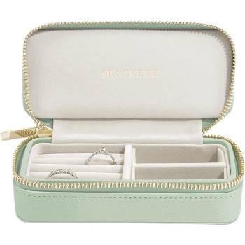Stackers Пътническа кутия за бижута Stackers Travel cлassic зелена салвия (74529)