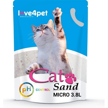 Cat Sand Micro Silicone Cat Litter - PH Control 3, 8 л (променя цвета си, за да открие ранни признаци на заболяване)