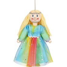 MÚ Brno Dúhová víla 20 cm, drevená marioneta