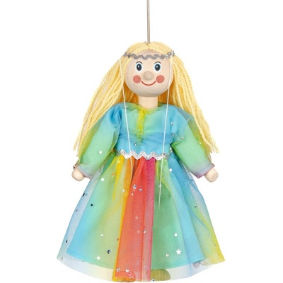 MÚ Brno Dúhová víla 20 cm, drevená marioneta