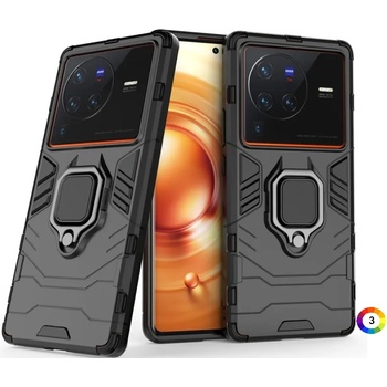 Image 1 of vivo X80 Pro 5G Удароустойчив Ring Holder Калъф и Протектор