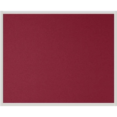 VMS VISION Stolový paraván EKONOMIK ekoTAB ostrý roh 80 x 65 cm bordó