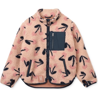 LIEWOOD Детско поларено яке LIEWOOD Kid's Nolan Pile Jacket Fleece jacket - Mega Cherry Heart / Rosey - размер 116 (EU) (703-6690-1117)