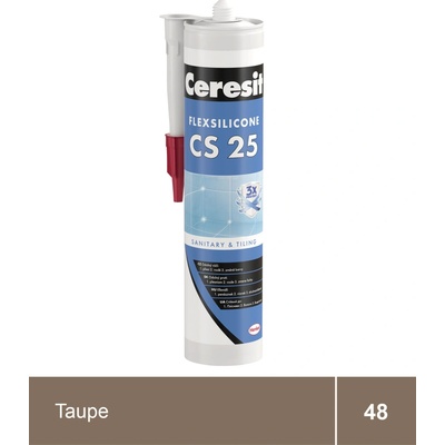 Ceresit CS 25 sanitární silikon 280 g Taupe