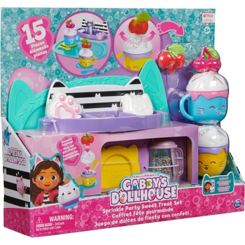 Gabby's Dollhouse Игрален комплект Gabby's Dollhouse - Блестящо какао парти, 15 части (6067216)