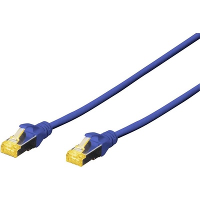 Digitus DK-1644-A-100/B RJ45 CAT 6A S/FTP, 10m, modrý
