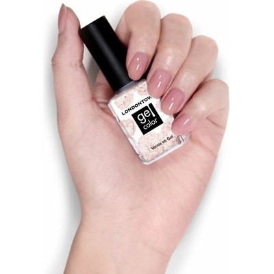 Londontown Gel Color Crowning Crumpet gelový lak na nehty průsvitná tělová 12 ml