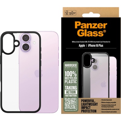 Panzer Калъф PanzerGlass - HardCase, iPhone 16 Plus, черен (5715685003202)