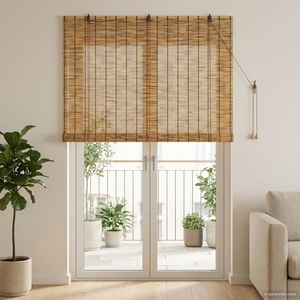 vidaXL Ролетна щора Кафяво 140 x 220 cm Тръстика (42034662)