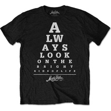 Monty Python tričko Bright Side Eye Test čierne