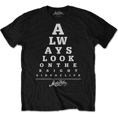 Monty Python tričko Bright Side Eye Test čierne