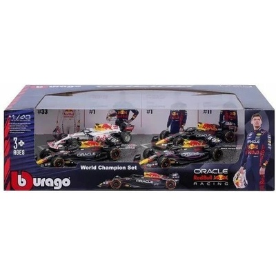 Bburago Red Bull Racingdárkový set 4ks 1:43