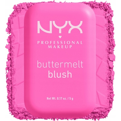 NYX Professional Makeup Buttermelt Blush pudrová tvářenka 01 My Butta Half 5 g – Zboží Dáma