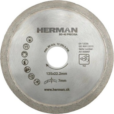 Herman Diamantový kotouč 125 mm 14010103