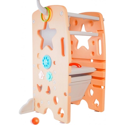 Aga4Kids Učicí věž DS4201 Oranžová – Zboží Dáma