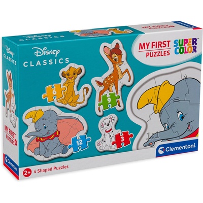 Clementoni Бебешки пъзел Clementoni 4 в 1 - Животинчета приятели (20806)