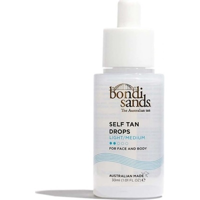 Bondi Sands Self Tan Drops samoopaľovacie kvapky na tvár a telo Light/Medium 30 ml