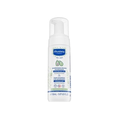 Mustela Foam Shampoo For Newborns подхранващ шампоан за деца 150 ml