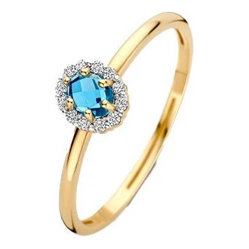 Blush Златен дамски пръстен с топаз Blush 1258YLB (1258YLB)