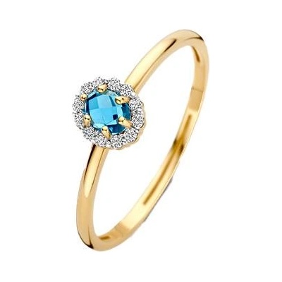 Blush Златен дамски пръстен с топаз Blush 1258YLB (1258YLB)