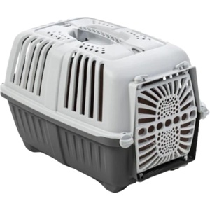 MPS Pratiko 1 Plastic - пластмасова транспортна чанта за кучета и котки, 48 x 31, 5 x 33 см