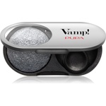 PUPA Vamp! Radiant Baked Eyeshadow дълготрайни сенки за очи с блясък цвят 308 Anthracite Grey - WET & DRY 1 гр