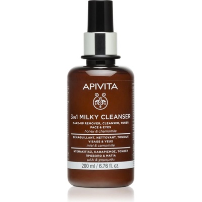 APIVITA Cleansing Milk Face & Eyes почистващо мляко 3 в 1 за лице и очи 200ml