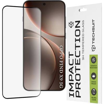 Techsuit Протектор - Дисплей - Oppo Find X9 - Techsuit 111D Full Cover / Full Glue - Черен