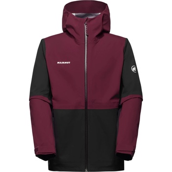Mammut Мъжко водоустойчиво яке Mammut Linard Guide Hardshell Hooded Jacket Waterproof jacket - Black / Vin (002-3178-0612)
