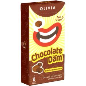 Olivia Dams Olivia Dams: Chocolate, 6 brown latex sheets