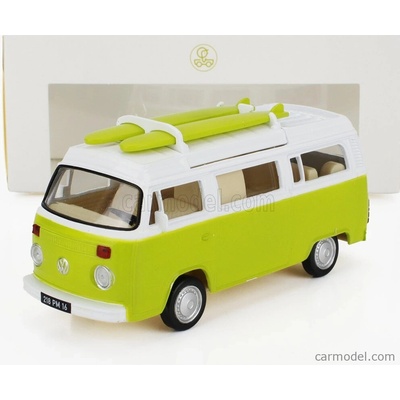 Norev Volkswagen T2b Camper Van 1962 Světle Zelená Bílá 1:43