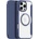 Dux Ducis iPhone 16 Pro Max DUX DUCIS SKIN X PRO Стоящ калъф с кожен ефект FLIP, MagSafe, BLUE GP-161979 (GP-161979)