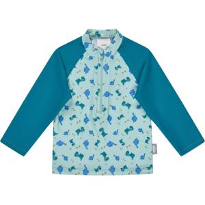Sterntaler Детска плажна тениска от ликра Sterntaler Kid's Long-Sleeve Swim Shirt Dino Lycra - Eisgrün - размер 92 (EU) (750-2689-0113)