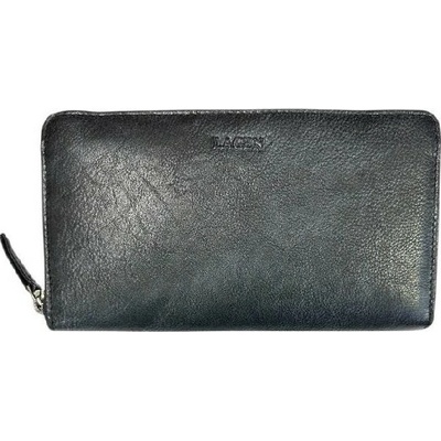 Lagen kožená dámská peněženka modro šedá 9000-2021/R charcoal
