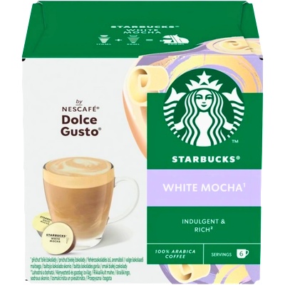Starbucks Кафе капсули Starbucks White Mocha съвместими с Dolce Gusto, 12бр