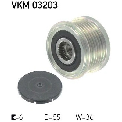 Předstihová spojka SKF VKM 03203
