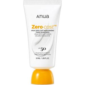 Anua - Zero-Cast Moisturizing Finish Sunscreen, 50ml
