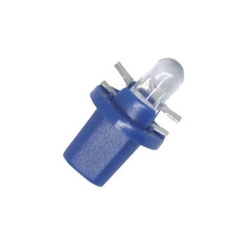Лед крушки тип b8.5 12v/2w - син цвят