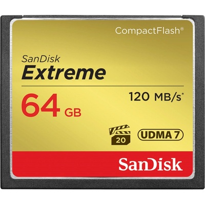 SanDisk CompactFlash Extreme 64GB UDMA7 SDCFXSB-064G-G46