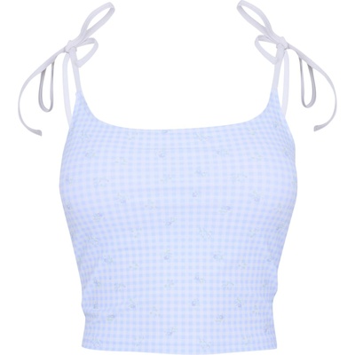 Jack Wills JW Tankini Top Ld63 - Blue Foral