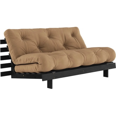 Karup Design Кафяв разтегателен диван 160 cm Roots Black Night - Karup Design (123402755160)
