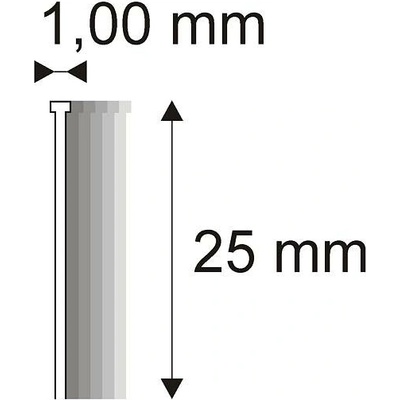 Truhlářské Brady Narex 12/25 (18G) - 1 x 25 mm kusů v balení 5000