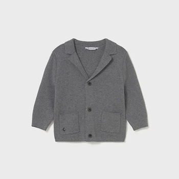 Mayoral Трикотажно сако в цвят графит за бебе момче Mayoral с копчета