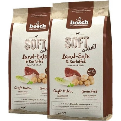 Bosch Soft Krmivo s kačacím mäsom a zemiakmi 2 x 12,5 kg